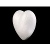 Srdce Ø8 cm polystyren (Varianta bílá, Balení 20 ks)