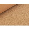 Korková látka / metráž (Varianta 1 (140 g/m2) hnědá přírodní, Balení 1 m)