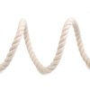 Bavlněná šňůra kroucená  Ø10 mm tuhá, macrame (Varianta 1 bílá, Balení 1 m)