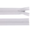 Spirálový zip skrytý No 3 délka 60 cm dederon (Varianta 101 bílá, Balení 1 ks)