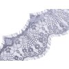 Francouzská krajka šíře 12 cm (Varianta 4 černá, Balení 3 m)