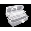 Velký plastový box / kufřík rozkládací (Varianta transparent off white, Balení 1 ks)