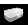 Plastový box / kufřík rozkládací (Varianta transparent, Balení 1 ks)