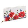 Dámská peněženka květy 10x19 cm (Varianta 2 černá, Balení 1 ks)