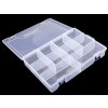 Plastový box / zásobník 6x20x30 cm (Varianta transparent, Balení 1 ks)