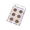 Designové patentky / druky Ø20 mm (Varianta 2 nikl černý, Balení 6 pár)