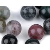 Indiánský achát, minerální korálky Ø8 mm (Varianta indiánský achát, Balení 10 ks)