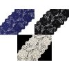 Elastická krajka / vsadka / běhoun šíře 15 cm (Varianta 4 černá, Balení 18 m)