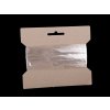 Silikonová pruženka / lastin šíře 20 mm elastická (Varianta transparent, Balení 20 m)