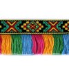 Prýmek indiánský s třásněmi šíře 45 mm (Varianta multikolor, Balení 1 m)