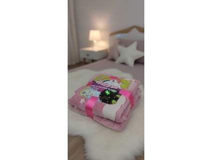 Unicorn Svítící deka