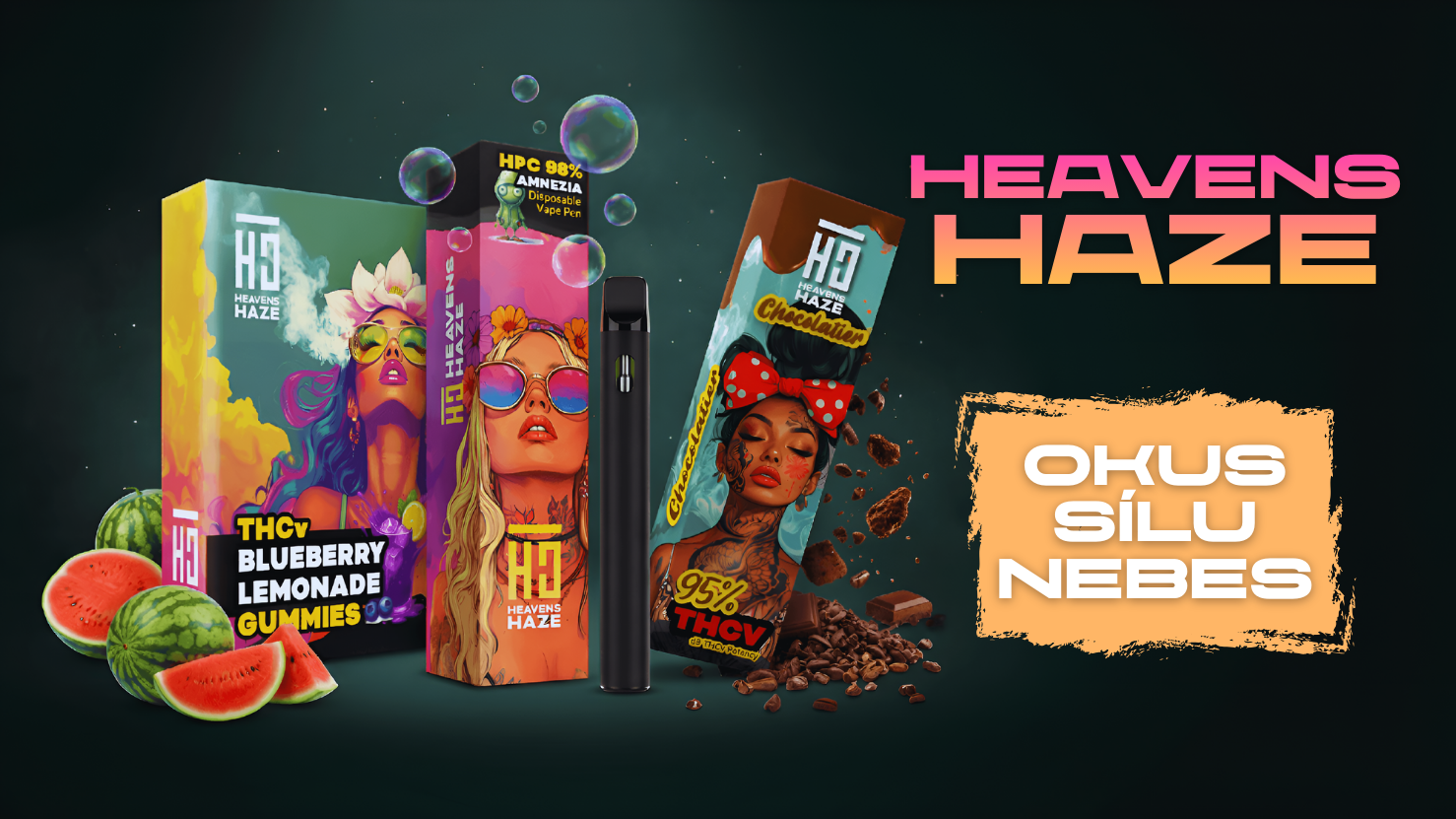 Heavens Haze - Okus sílu nebes s Heavens Haze konopnými produkty