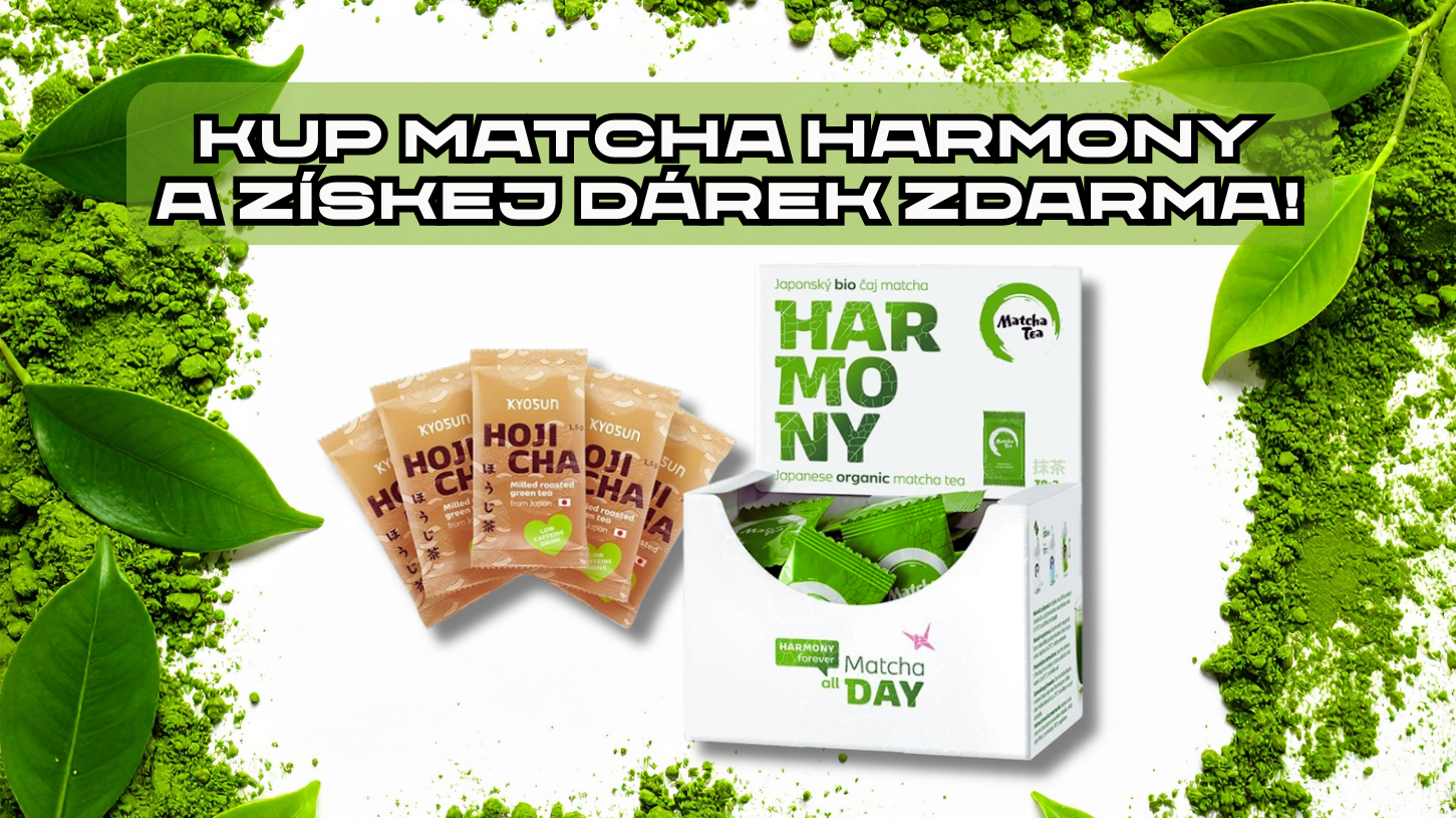Matcha Tea HARMONY - při nákupu tohoto produktu dostanete dárek zdarma