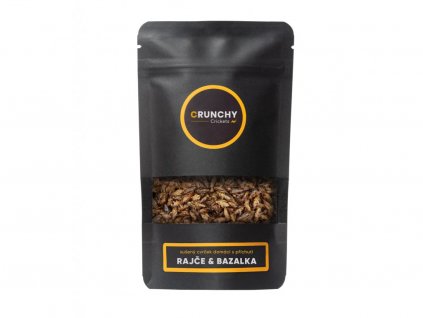 Crunchy Cricket s příchutí RAJČE & BAZALKA 20 g
