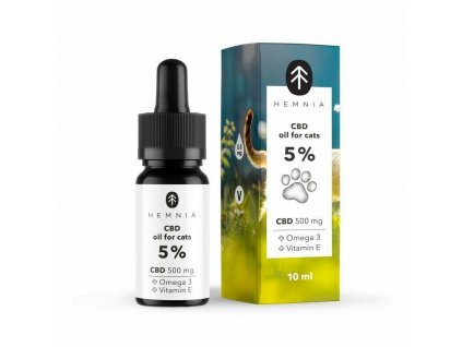 Hemnia CBD olej pro kocky 500 mg Canatura