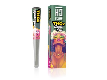 625 heavens haze thcv pre roll bubble gum 1 2g