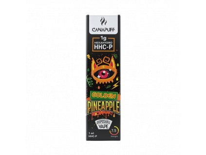 CanaPuff vape pen golden pineapple hhcp 96 1ml