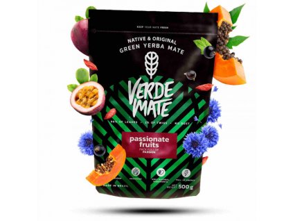 verde mate green passionate fruits yerba mate 500 g
