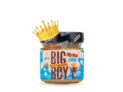 big boy big king white krem s liskovymi orechy a mlekem 220g