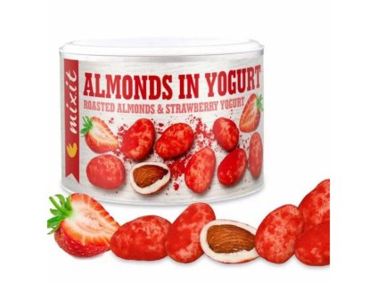 93957 mixit mandle v jogurtu s jahodovym prachem 240g