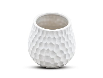 3909 bila keramicka kalabasa 350 ml motiv vceli plastve