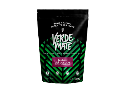 verde mate green frutos del bosque yerba mate 500 g