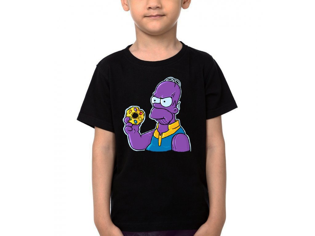 Dětské tričko Homer Simpson - Avengers Donut - GalaxyShop.cz