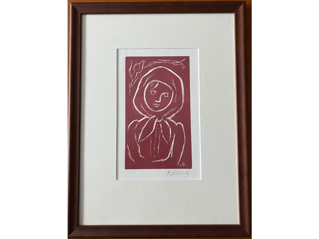 Svolinský Karel - Děvčátko v šátku