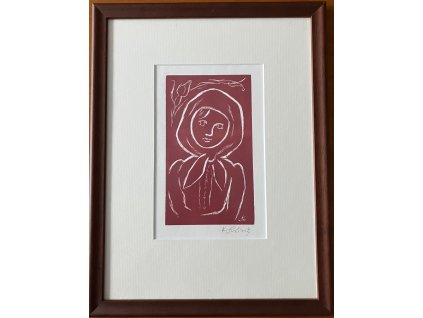 Svolinský Karel - Děvčátko v šátku