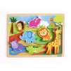puzzle zvířátka zoo žirafa