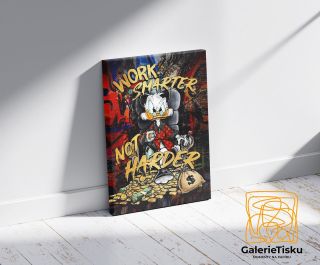 🌟 Obraz “Work Smarter, Not Harder” 🌟 Energický a stylový doplněk do vašeho interiéru! Tento výrazný plátno s motivem...