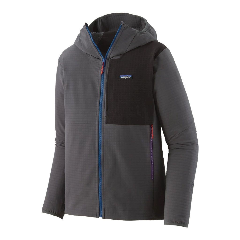 PATAGONIA R1 TECHFACE HOODY M FORGE GREY BUNDA