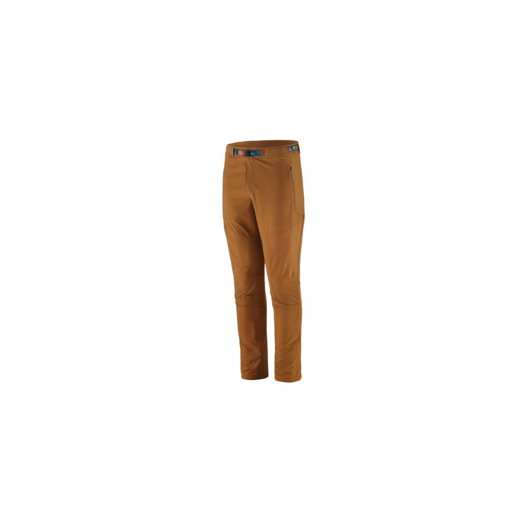 PATAGONIA TERRAVIA ALPINE PANTS M TREE RING BROWN NOHAVICE