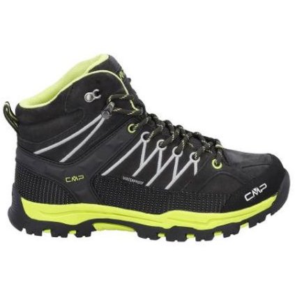 CMP RIGEL MID WP KIDS PIOMBO LIMEGREEN OBUV
