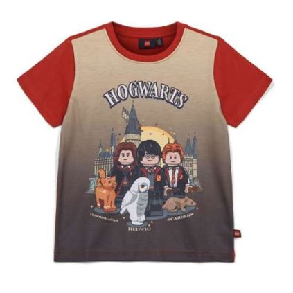 LEGO LWTANO 116 T-SHIRT S/S JR DARK RED TRIČKO