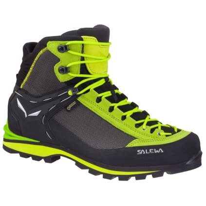 SALEWA CROW GORE-TEX SHOES M GREEN CACTUS/SULPHUR SPRING