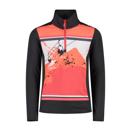 CMP SOFTECH STRETCH TURTLENECK KID ANTRACIT ROLÁK