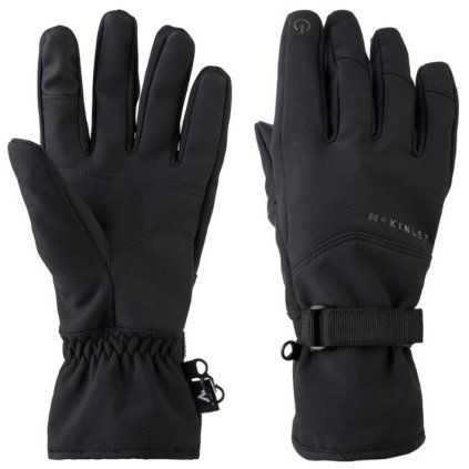 MCKINLEY DEVON II VENTMAX SOFTSHELL GLOVES BLACK RUKAVICE