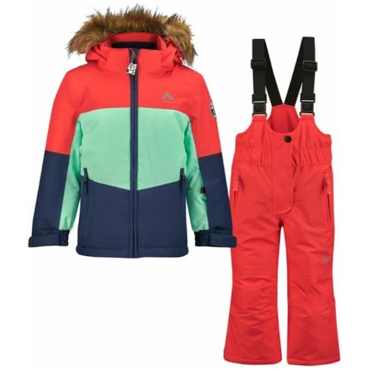 MCKINLEY THEA AND TYLER II AQUAMAX SKI SET JUNIOR PINK LYŽIARSKY SET