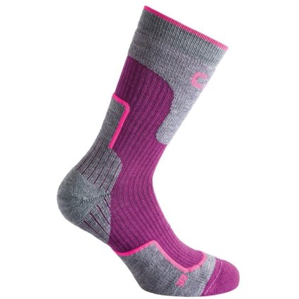 CMP TREKKING SOCK WOOL G PURPLE PONOŽKY