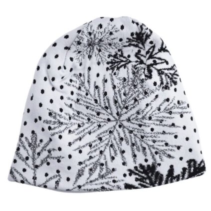 NEWLAND NATHALIE BEANIE WHITE/BLACK ČIAPKA