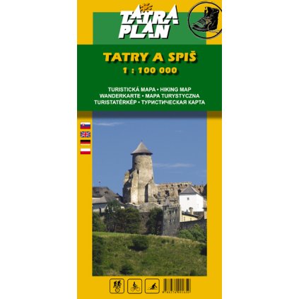 TM TATRY A SPIŠ 1:100 000 MAPA