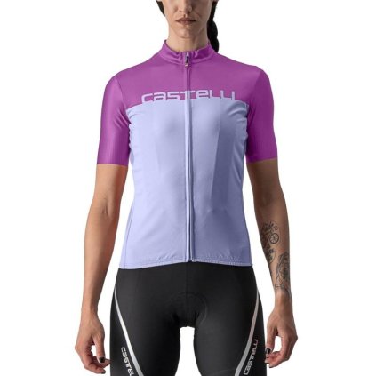 CASTELLI VELOCISSIMA JERSEY W VIOLET MIST/AMETHYST CYKLO DRES