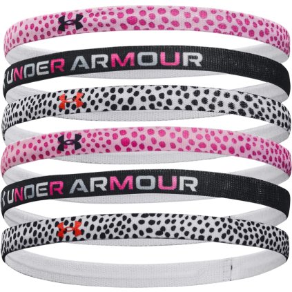 UNDER ARMOUR MINI HEADBANDS 6PACK GRAPHIC ČELENKY