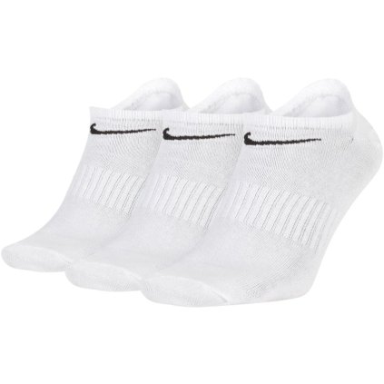 NIKE EVERYDAY LIGHTWEIGHT TRAINING NO-SHOW M BIELE PONOŽKY 3 BALENIE