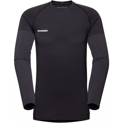 MAMMUT TRIFT LONGSLEEVE M BLACK TRIČKO