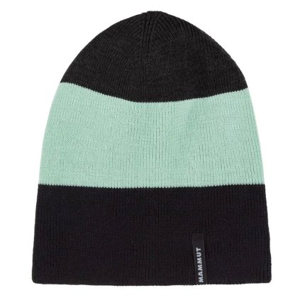 MAMMUT HALDIGRAT BEANIE BLACK NEO MINT ČIAPKA