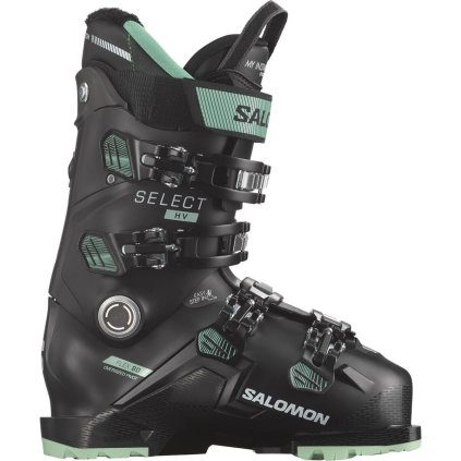 SALOMON SELECT HV 80 W GW SKI BOOTS BLACK/SPEARMINT/BELUGA 23/24