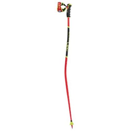 LEKI WCR TBS GS 3D BRIGHT RED/ BLACK/ NEONYELLOW LYŽ. PALICE