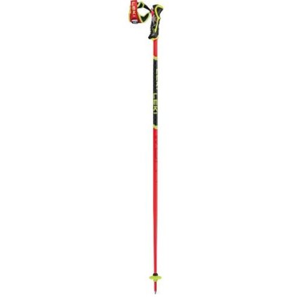 LEKI WCR TBS SL 3D BRIGHT RED/BLACK/NEONYELLOW LYŽ. PALICE